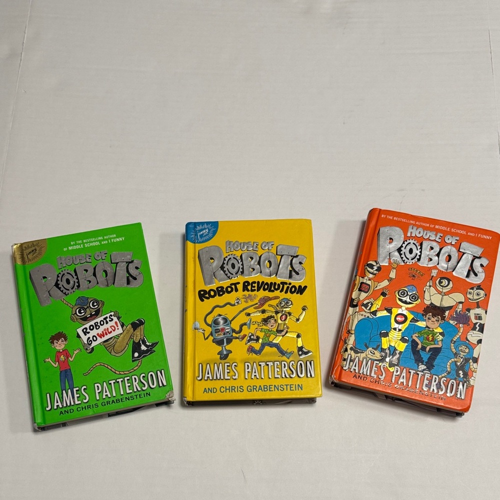 House of Robots Book Set by James Patterson and Chris Grabenstein. Hardcover.